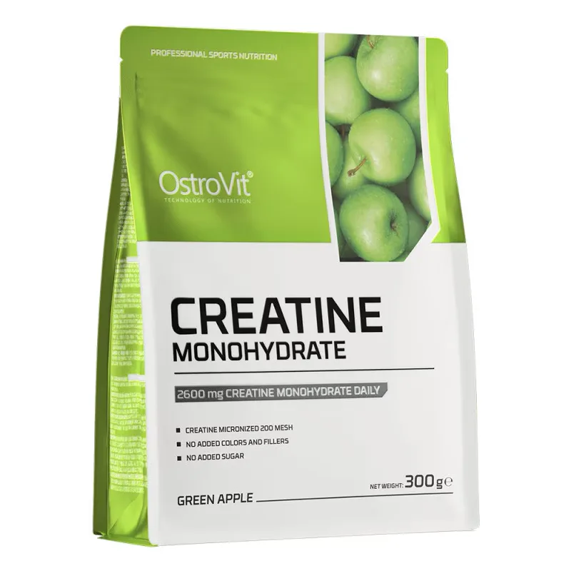 Creatina monohidrata cu aroma de mar verde 300 g, OstroVit — preț și oferte