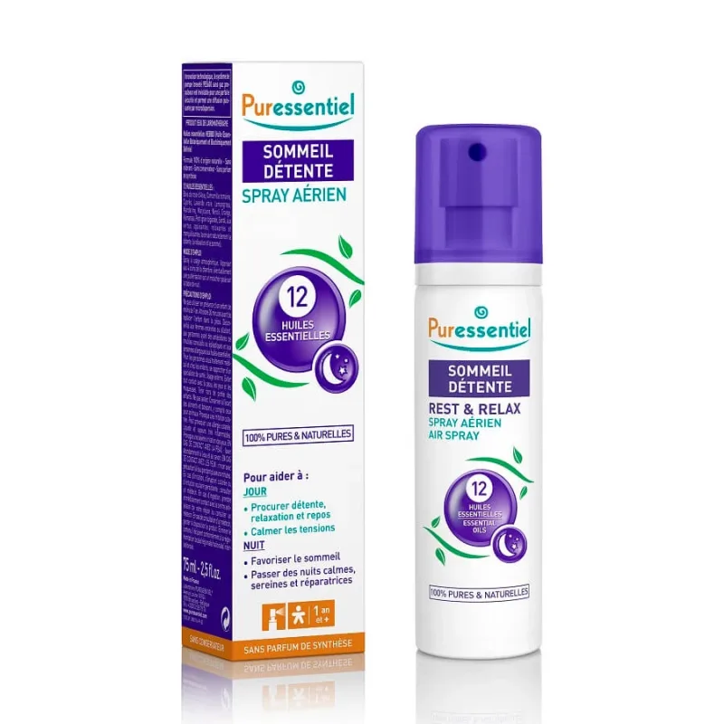 Spray aerian cu 12 uleiuri esențiale, 75 ml, Puressentiel — preț și oferte