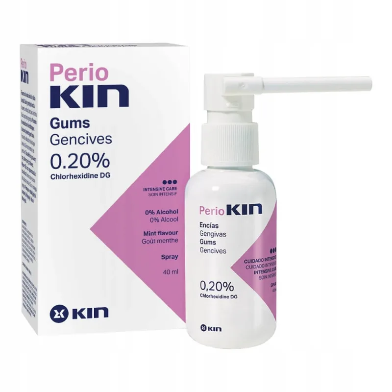Spray pentru gingii cu clorhexidină - Perio Kin, 40 ml, Laboratorios Kin — preț și oferte