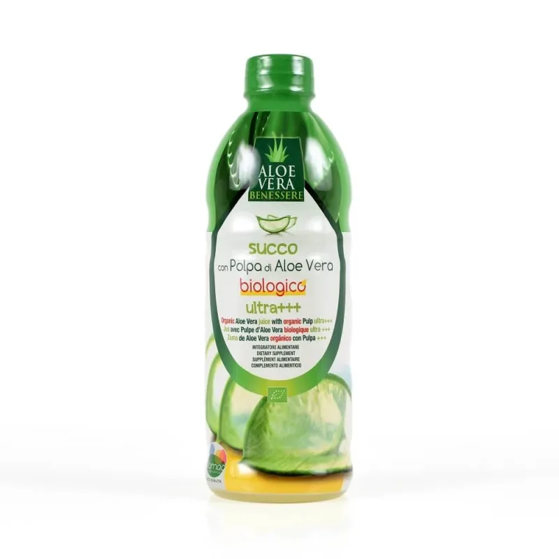 Suc aloe vera pulpa bio ultra +++, 1L, Benessere — preț și oferte