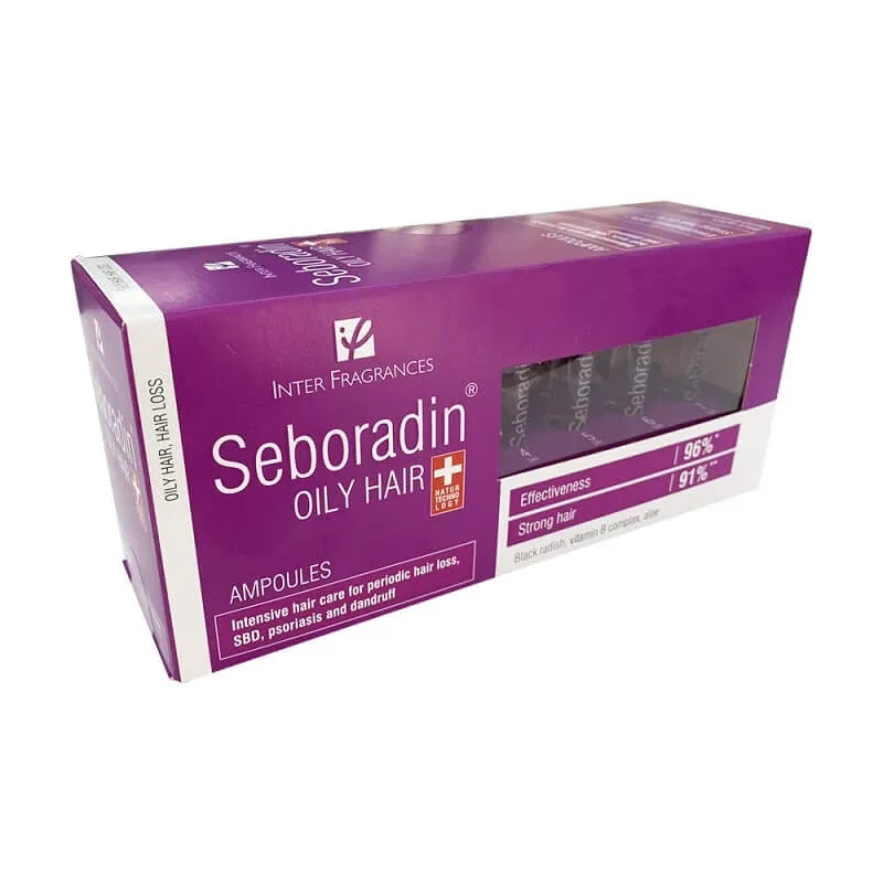Tratament impotriva caderii periodice a parului Seboradin Oily, 14 fiole x 5.5 ml, Lara — preț și oferte