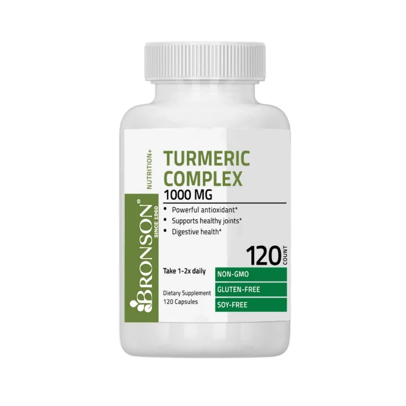 Turmeric 1000 mg, 120 capsule, Bronson Laboratories — preț și oferte