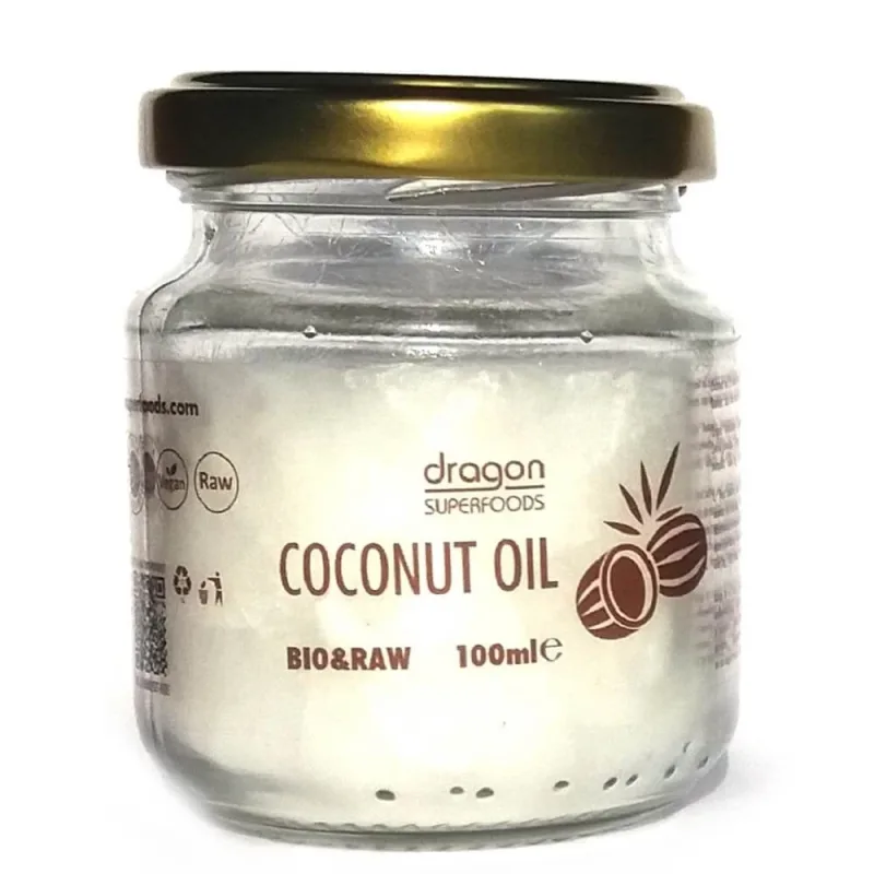 Ulei de cocos virgin bio, 100 ml, Dragon Superfoods — preț și oferte