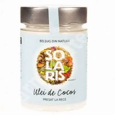 Ulei de cocos presat la rece, 500 ml, Solaris — preț și oferte
