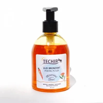 Ulei de corp bronzant pentru plajă, 250 ml, Techir TECHIRGHIOL FARMA COSMETICS — preț și oferte