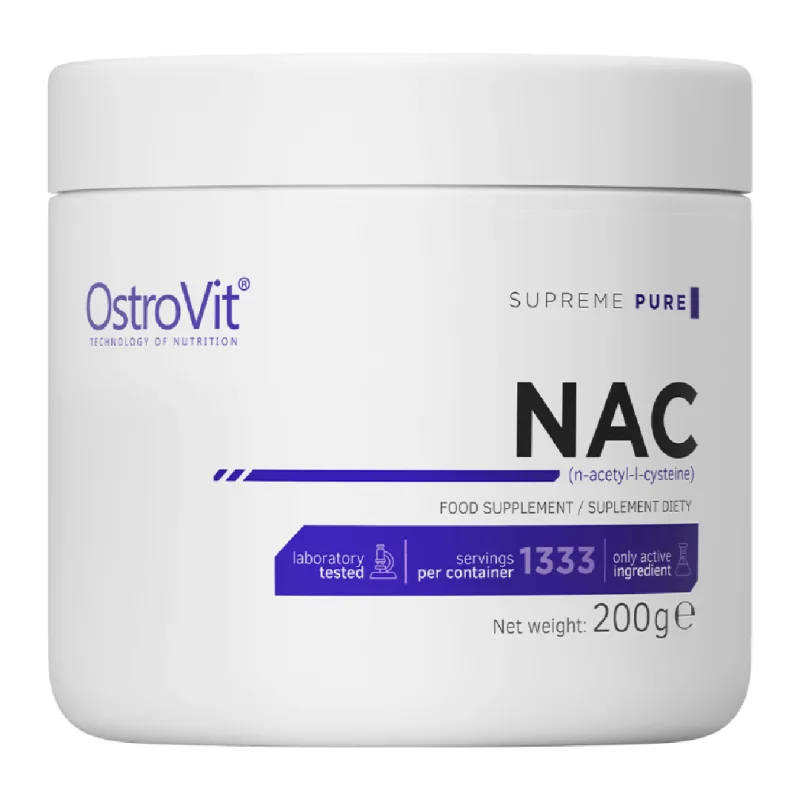N-Acetil L-Cisteina NAC Natural, 200 g, OstroVit — preț și oferte