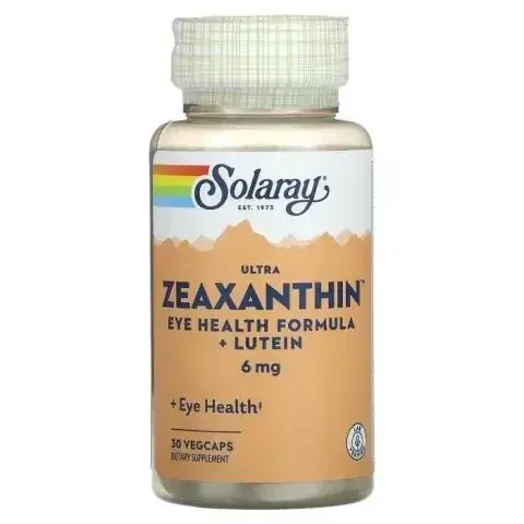 Ultra Zeaxanthin 6 mg Solaray, 30 capsule, Secom — preț și oferte