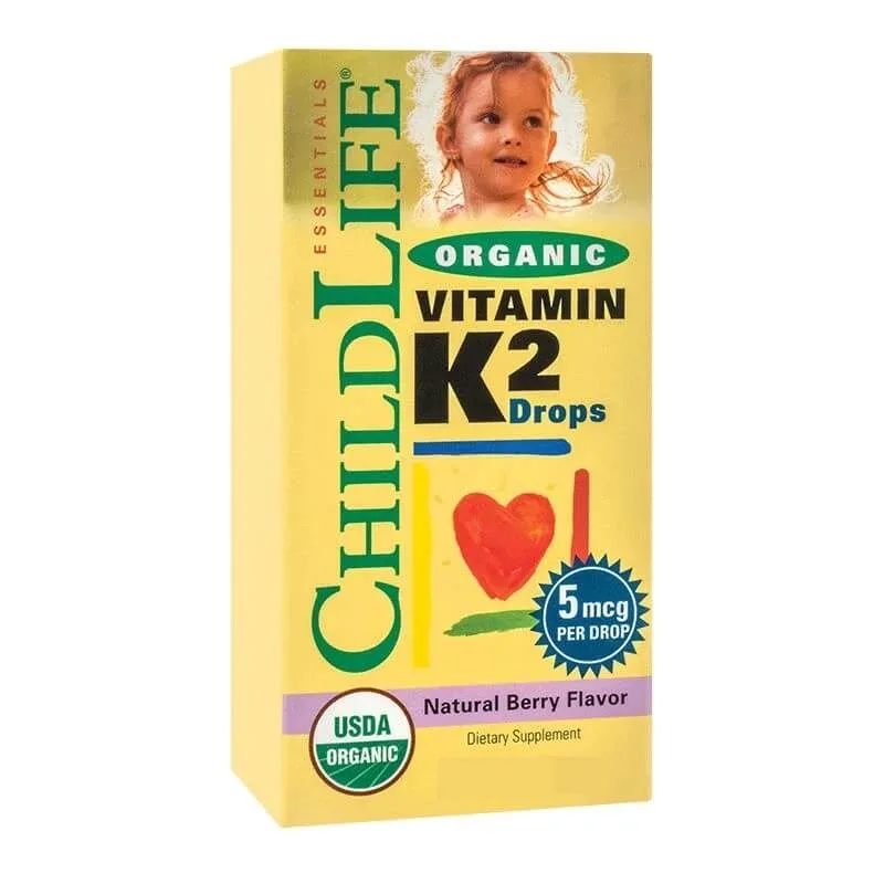 Vitamin K2 pentru copii 15 mcg Childlife Essentials, 7,5 ml, Secom — preț și oferte