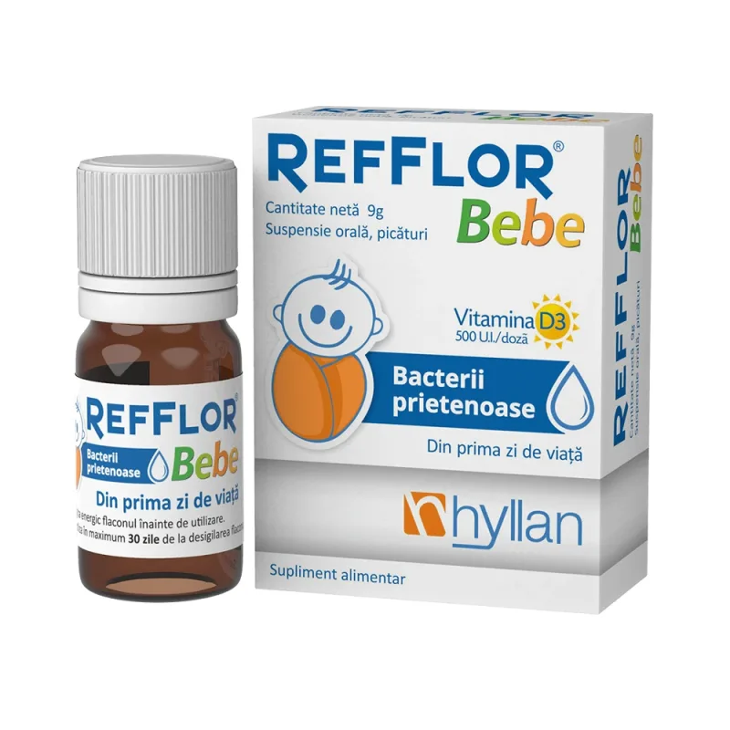 Refflor Bebe suspensie orala, 9g, Hyllan HYLLAN PHARMA — preț și oferte