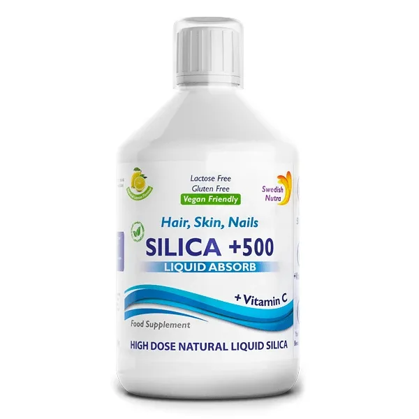 Siliciu Lichid 500 Mg + Vitamina C, 500 ml, Swedish Nutra — preț și oferte