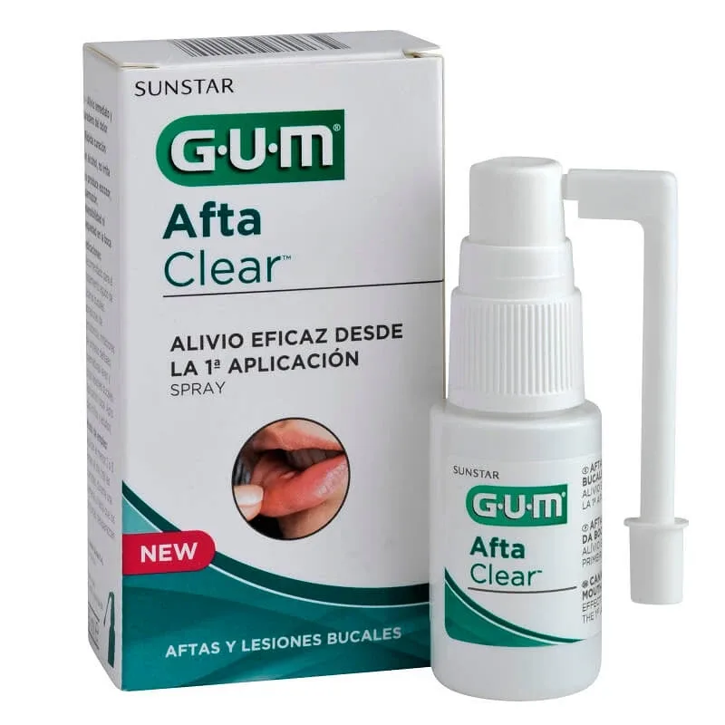 Spray tratament pentru afte AftaClear, 15 ml, Sunstar Gum — preț și oferte