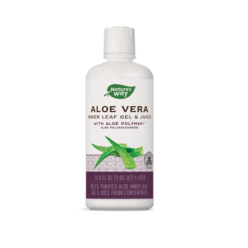 Aloe Vera, gel & suc, 1L, Natures Way — preț și oferte