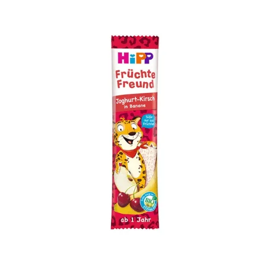 Baton cu iaurt, cirese si banana Fruit Friend, 23 gr, Hipp — preț și oferte