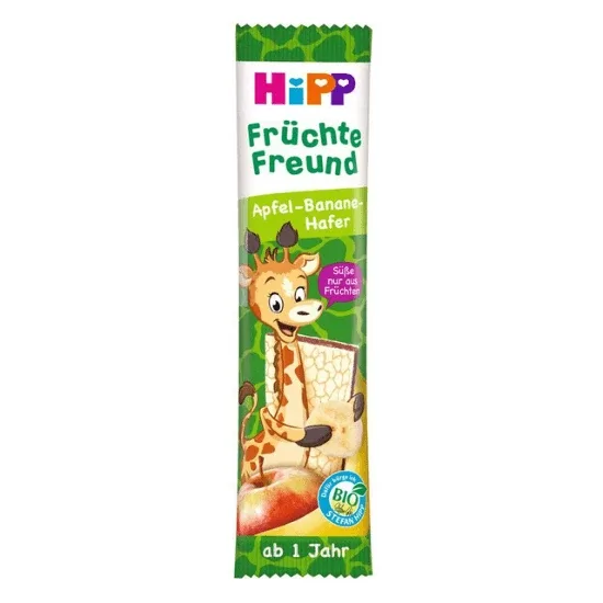 Baton Fruit Friend  cu mar-banana-ovaz, 23 gr, Hipp — preț și oferte