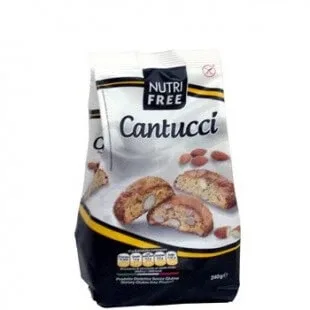Biscuiti cu bucati de migdale, 240 g, AEC005P, Nutri Free — preț și oferte