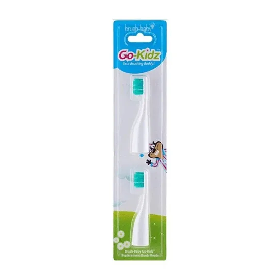 Capete de rezerva pentru Periuta electrica Go Kidz, 2 bucati, Brush-baby — preț și oferte