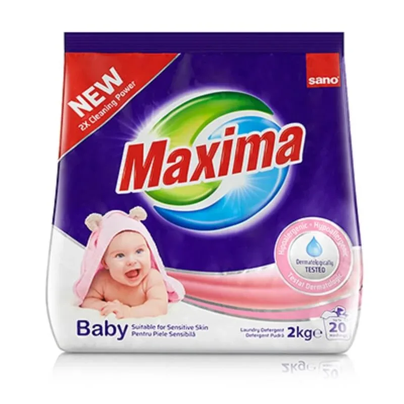 Detergent pudra pentru rufe Baby, 2 kg, Sano Maxima — preț și oferte