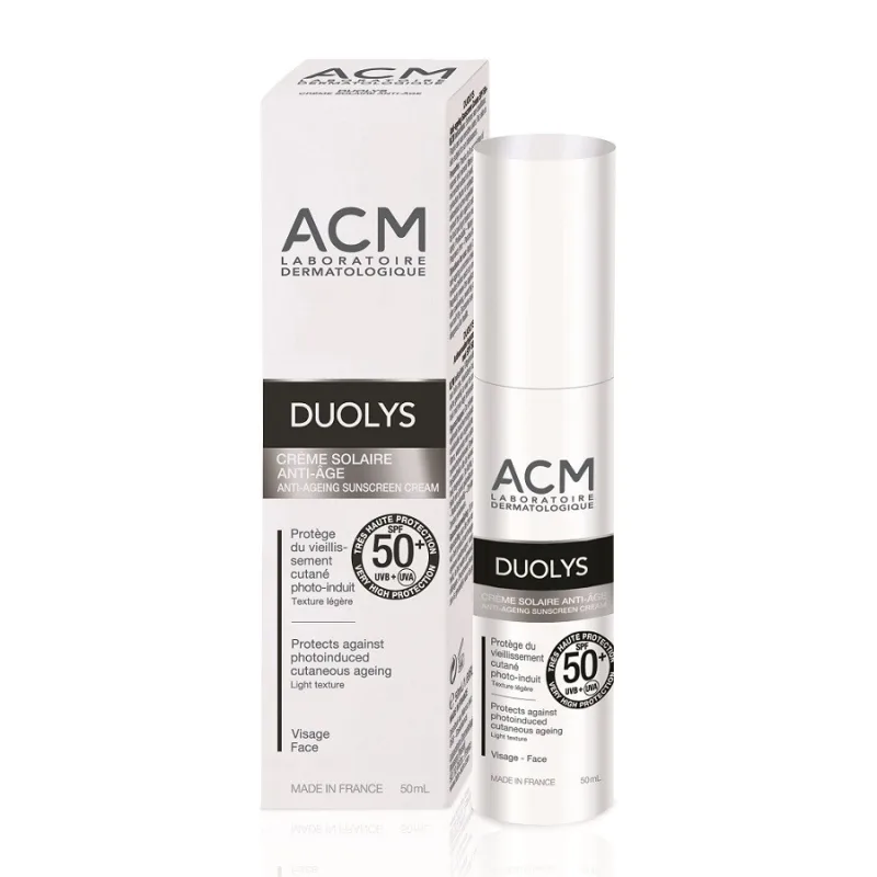 Crema pentru protectie solara anti-imbatranire SPF 50+ Duolys, 50 ml, Acm ACM LABORATOIRE — preț și oferte