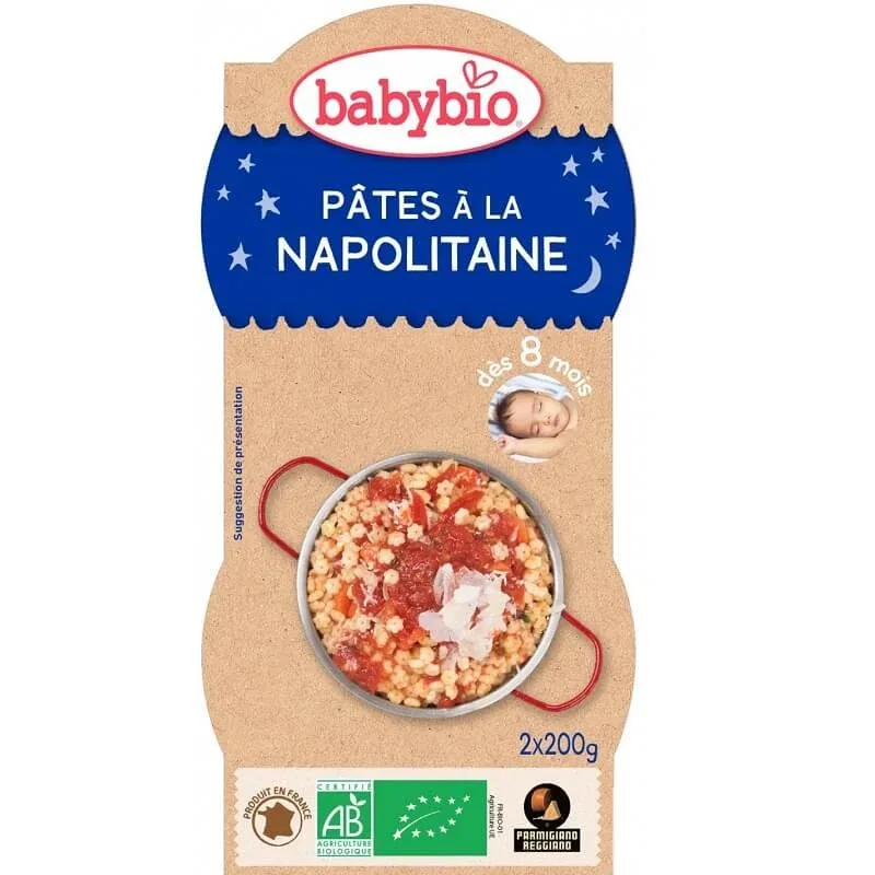 Meniu paste Napoletane, 2x200 g, Babybio — preț și oferte