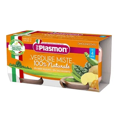 Mix de legume, 2x 80 gr, Plasmon — preț și oferte