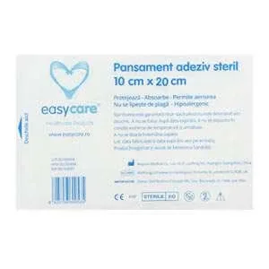 Pansament adeziv steril cu tampon absorbant, 10x20 cm, EasyCare — preț și oferte