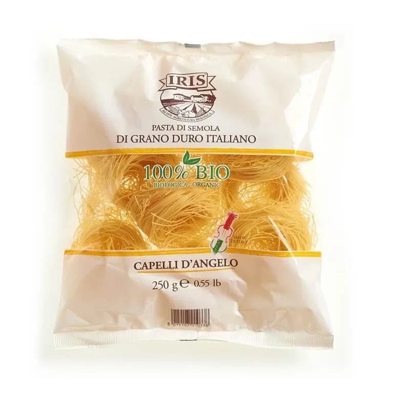 Paste Eco Cappelli D'Angelo din grâu dur, 250 gr, Iris — preț și oferte