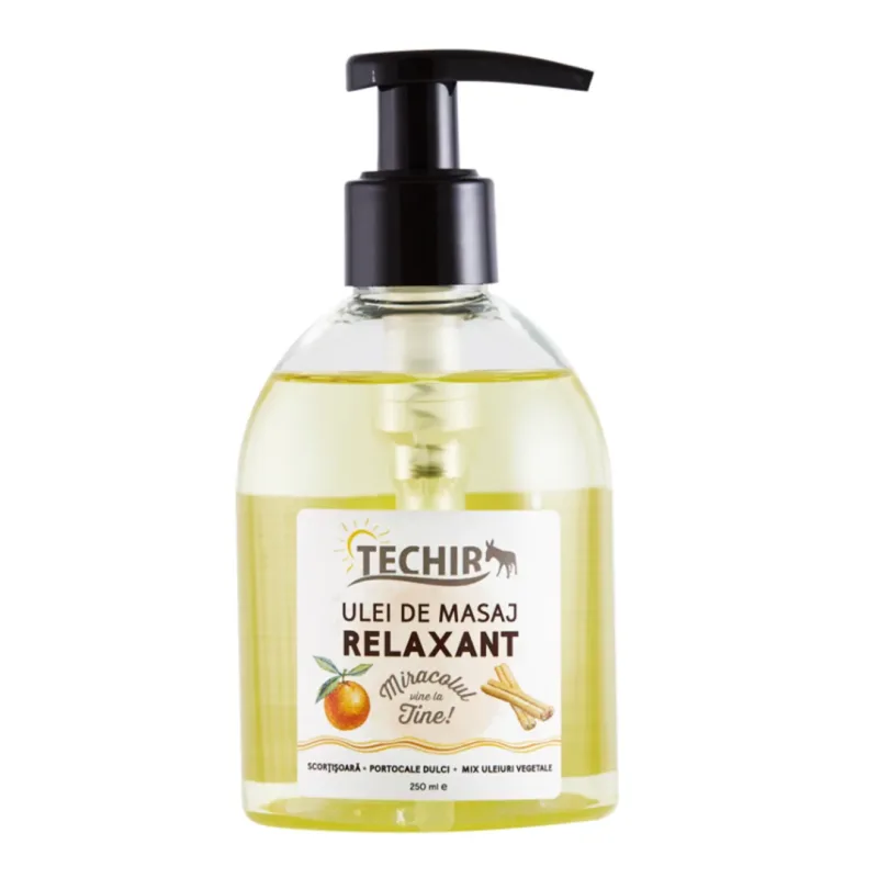 Ulei de masaj relaxant, 250 ml, Techir TECHIRGHIOL FARMA COSMETICS — preț și oferte