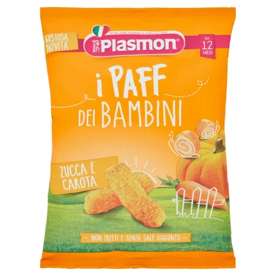 Pufuleti cu dovlecei si morcov, +12 luni, Plasmon — preț și oferte