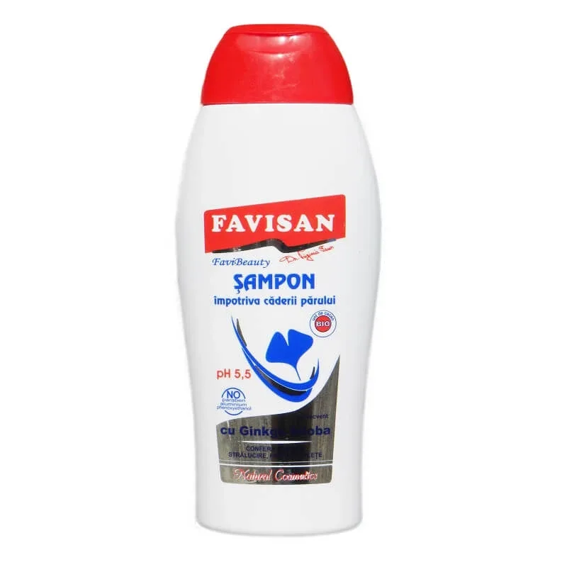 Sampon Bio impotriva caderii parului cu ginkgo biloba Favibeauty, 200 ml, Favisan — preț și oferte