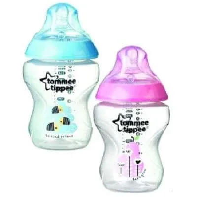 Set 2 biberoane PP decorate, 260 ml, +0 luni, 42252181, Tommee Tippee — preț și oferte