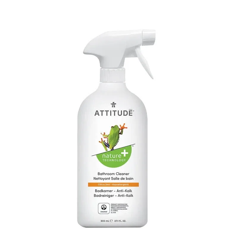 Solutie pentru indepartarea depunerilor de calcar din baie cu coaja de citrice, 800 ml, Attitude — preț și oferte