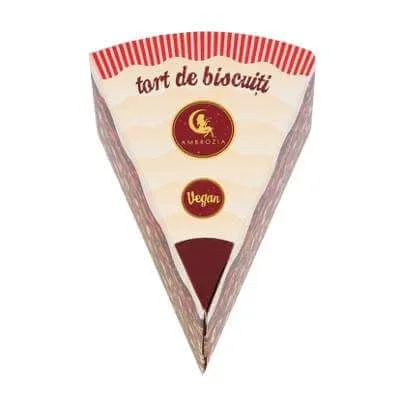 Tort vegan de biscuiți, 150 g, Hiper Ambrozia — preț și oferte