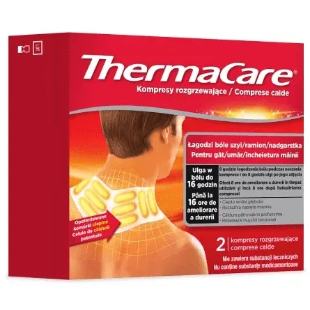 Bandaj cald terapeutic pentru ceafa, umeri si incheietura mainii, 2 buc, ThermaCare — preț și oferte