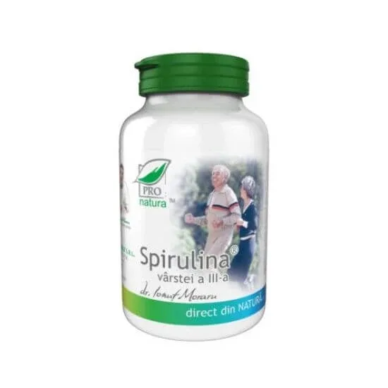 Spirulina varstei a III-a, 150 capsule, Pro Natura — preț și oferte