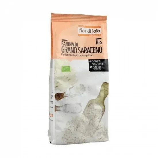 Faina de Hrisca bio fara gluten, 375 g, Fior di Loto — preț și oferte