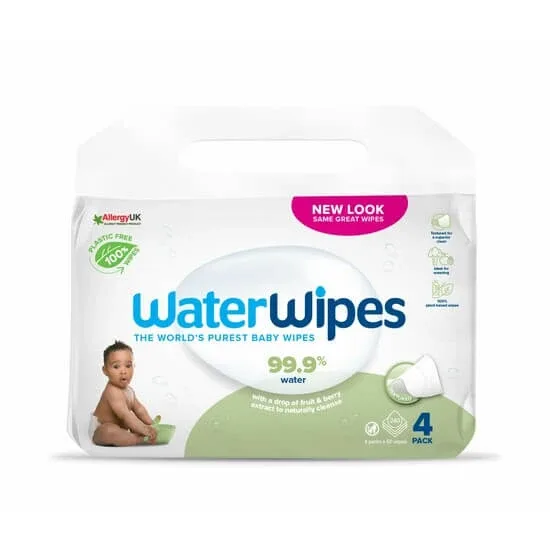 Servetele umede soapberry biodegradabile, 4x60 bucati, Waterwipes — preț și oferte
