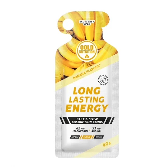 Gel cu aroma de banane Long Lasting, 40g, Gold Nutrition — preț și oferte