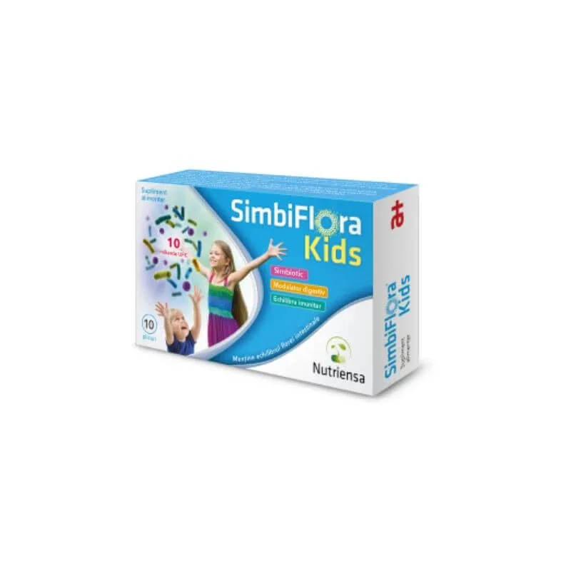 Simbiflora Kids 1 ct x 10 plicuri Nutriensa — preț și oferte
