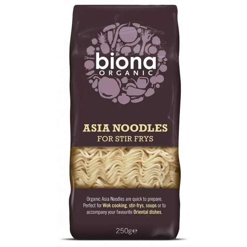 Asia noodles Bio pentru stir fry, 250 g, Biona — preț și oferte