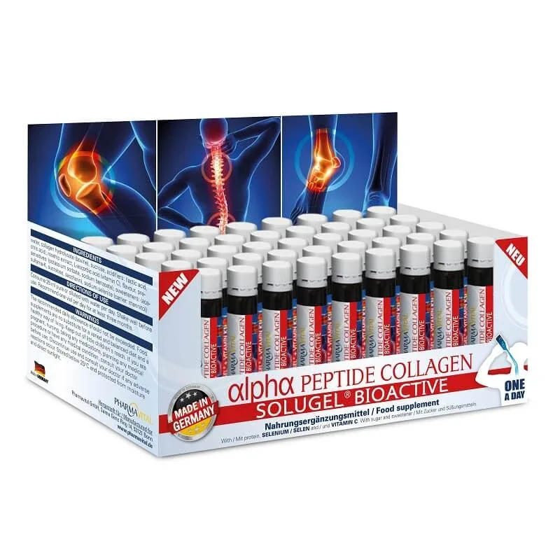 Alpha Peptide Collagen Plus, 11000 mg, 50 fiole x 25 ml, PharmaVital GmbH — preț și oferte