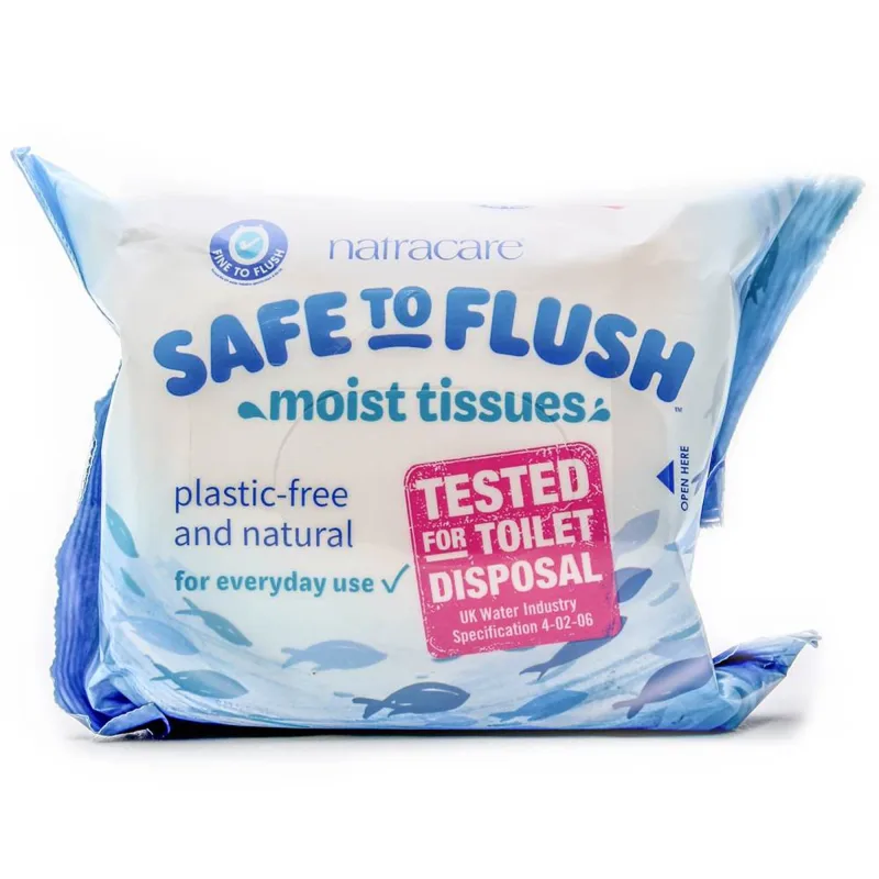 Hartie igienica umeda Safe to Flush, 30 bucati, Natracare — preț și oferte