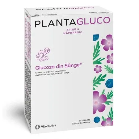 Plantagluco, 60 tablete, Vitaceutics — preț și oferte