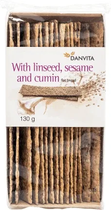 Danvita Pâine crocantă cu semințe, 130 g