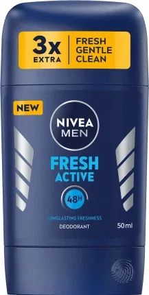 Nivea MEN Deodorant stick bărbati fresh actv, 50 ml — preț și oferte