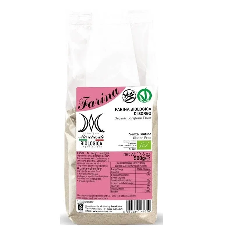 Faina de Sorg BIO fara gluten, 500 g, Marchesato — preț și oferte