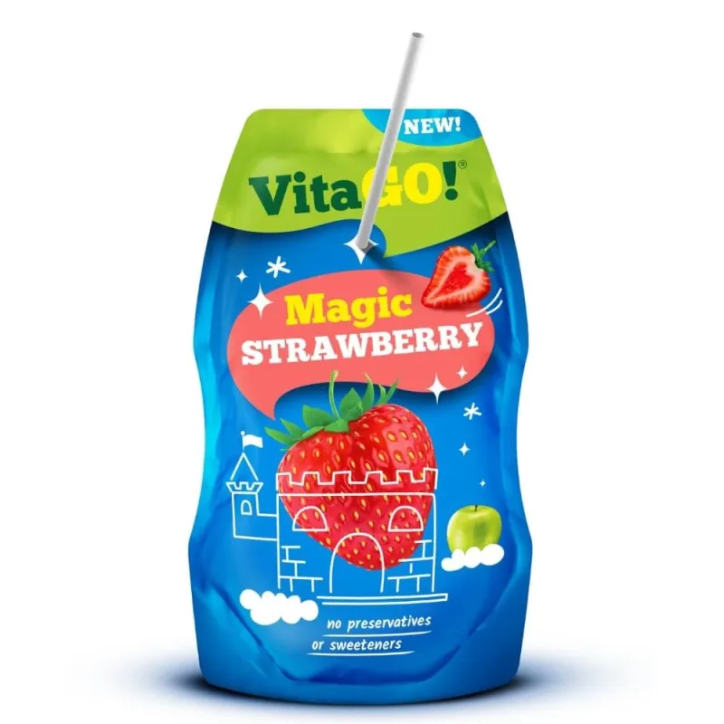 Suc de capsuni, 200 ml, Vitago — preț și oferte