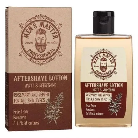 Lotiune dupa barbierit pentru barbati Rosemary and Pepper, 120 ml, Men's Master Professional — preț și oferte