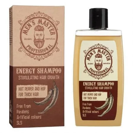 Sampon energizant Hot Pepper and Hop, 260 ml, Men's Master Professional — preț și oferte