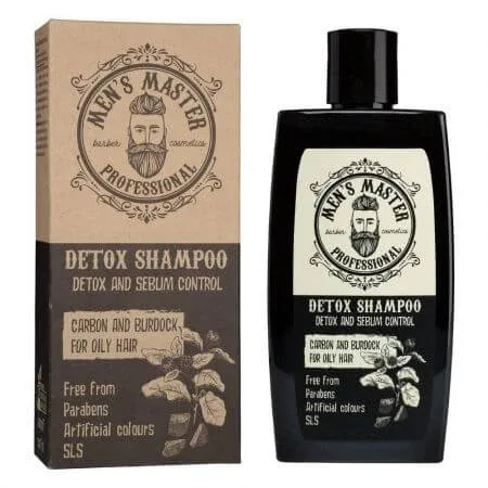 Sampon impotriva matretii si caderii parului pentru barbati Detox Active, 260 ml, Men's Master Professional — preț și oferte