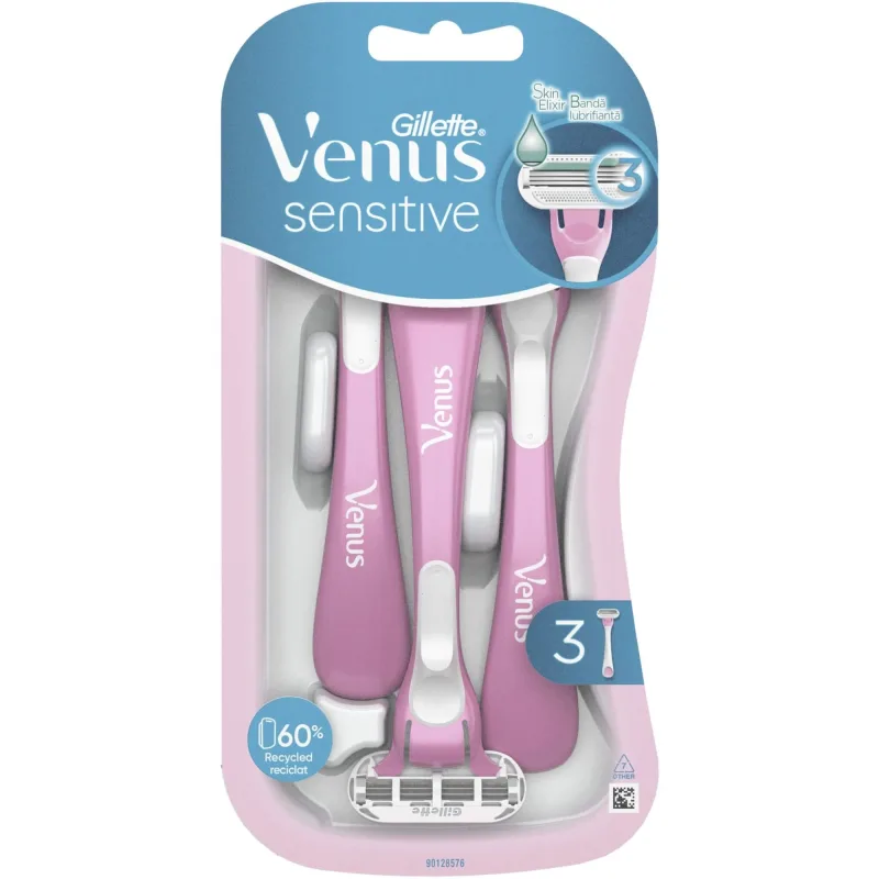 Aparate de ras de unica folosinta pentru femei Venus Sensitive, 3 bucati, Gillette — preț și oferte